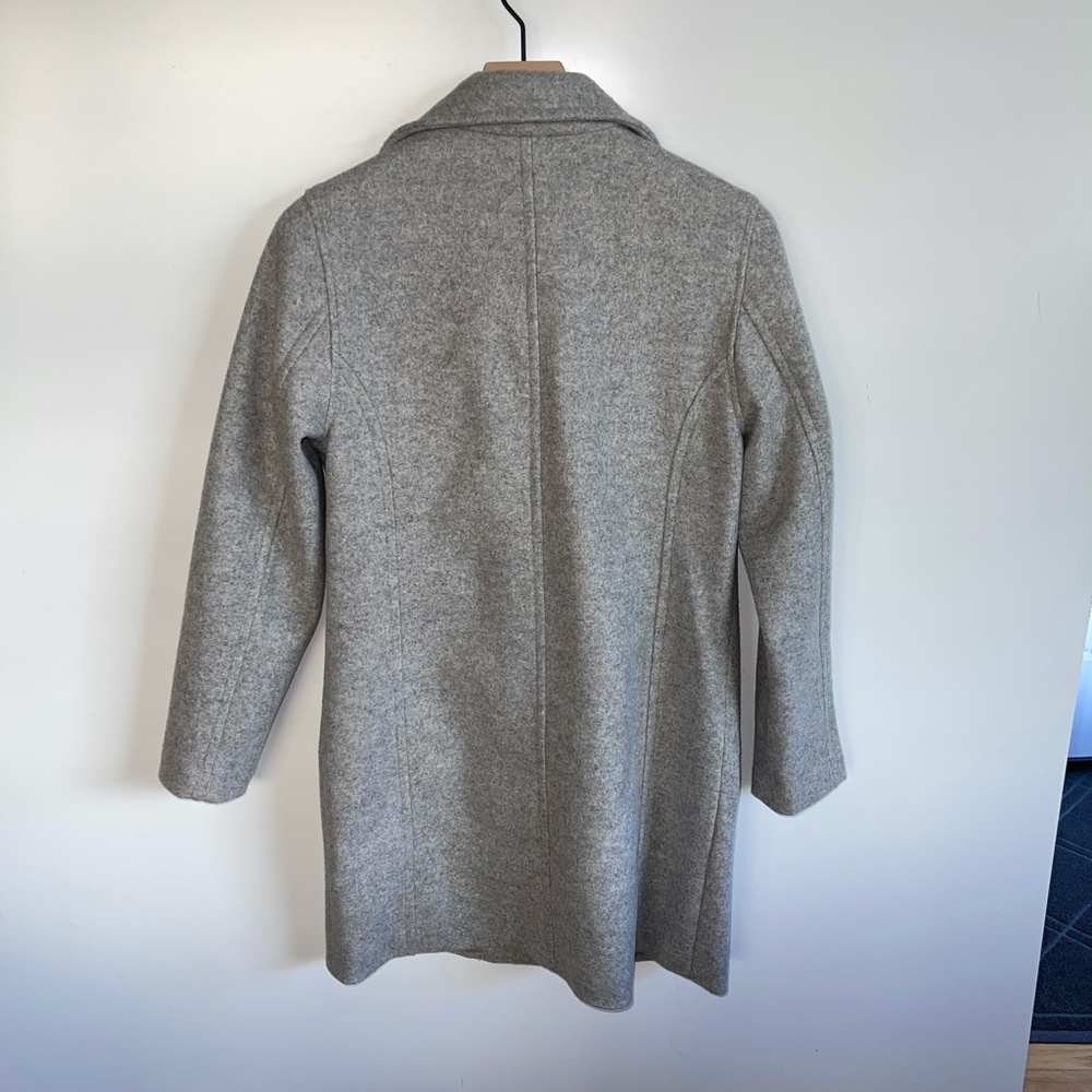Old Navy Asymmetrical Dress Coat Wool Blend Size Small - Picture 6 of 9